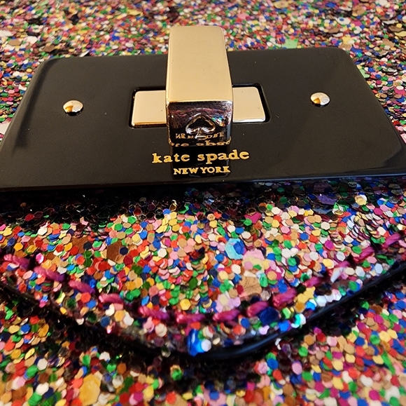 Kate Spade Moonlight Soiree Sonia Glitter Bag EUC - Picture 8 of 8